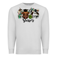 Dove Grey cow 2025 senior Premium Sweatshirt - JahusDesignShop