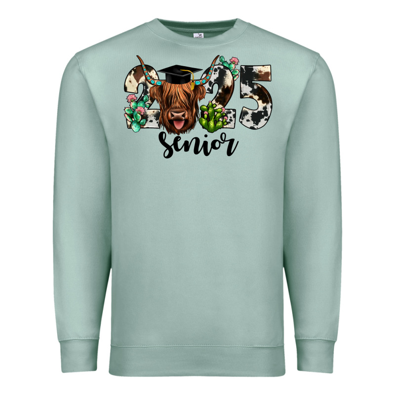 Cow 2025 Senior Premium Sweatshirt by JahusDesignShop | Teevron