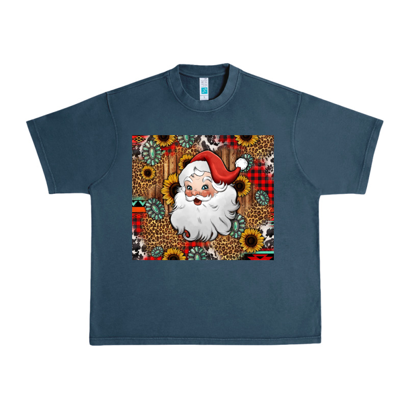 Western Santa Claus Urban Heavy Tee by Jasminsmagicworld | Teevron