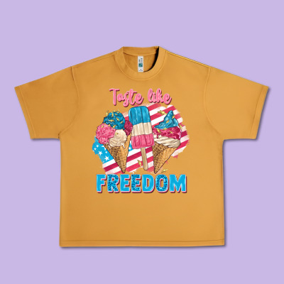 Taste Like Freedom 4th Of July Urban Heavy Tee Designed By Fadigitalartstudio