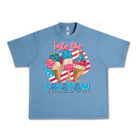 Pebble Blue taste like freedom 4th of july Urban Heavy Tee - FaDigitalArtStudio
