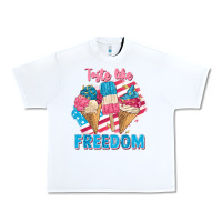 White taste like freedom 4th of july Urban Heavy Tee - FaDigitalArtStudio