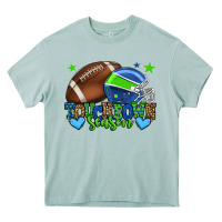 Arona Touchdown season American football green and blue Heavy Core Tee - HowdyJamesFarm