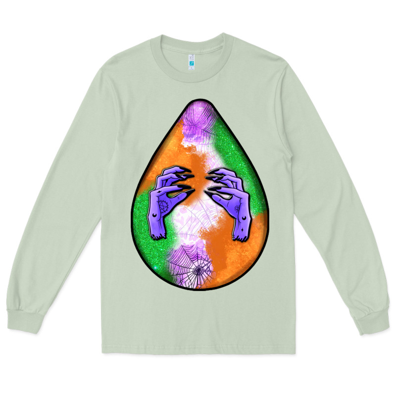 Halloween Hands Teardrop Long Sleeve Tee by BundleAndBundleShop | Teevron