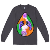 Smoke halloween hands teardrop Long Sleeve Tee - BundleAndBundleShop