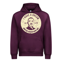 Mauve Wine martin luther day vintage Urban Hoodie - DesigneFamous