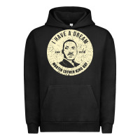 Pigment Black martin luther day vintage Urban Hoodie - DesigneFamous