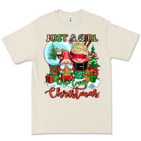 Bone just a girl who loves christmas Premium Tee - CowGirlArtShop