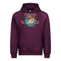 Mauve Wine Wild Soul Urban Hoodie - JahusDesignShop