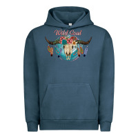 Pigment Midnight Navy Wild Soul Urban Hoodie - JahusDesignShop