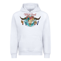 White Wild Soul Urban Hoodie - JahusDesignShop