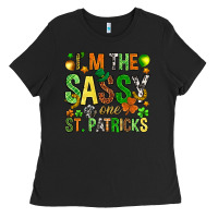Black I'm the sassy one St. Patrick's Ladies Tee - HowdyJamesFarm
