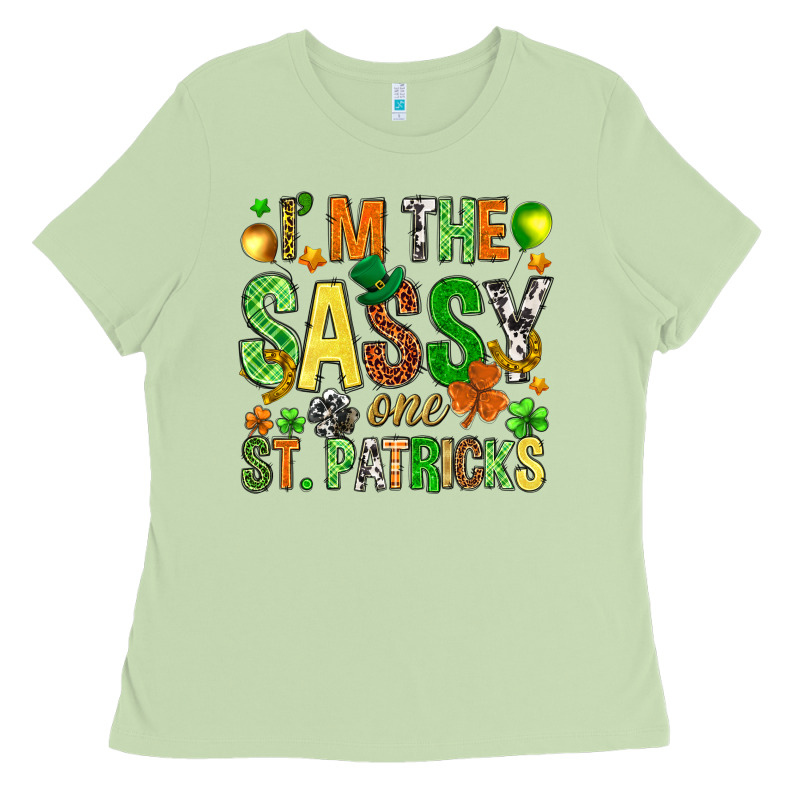 I'm The Sassy One St. Patrick's Ladies Tee by HowdyJamesFarm | Teevron