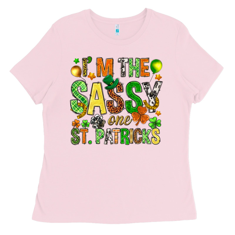 I'm The Sassy One St. Patrick's Ladies Tee by HowdyJamesFarm | Teevron