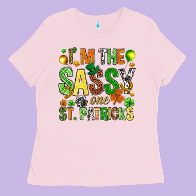 I'm The Sassy One St. Patrick's Ladies Tee Designed By Howdyjamesfarm