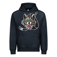 Navy chicago wolves Urban Hoodie - DesigneFamous