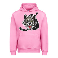 Fuchsia Pink chicago wolves Urban Hoodie - DesigneFamous