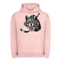 Pigment Salmon chicago wolves Urban Hoodie - DesigneFamous