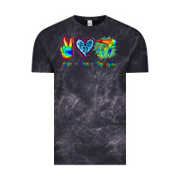 Cloud Black Peace Love Hairstylist Vintage Tee - Jasminsmagicworld