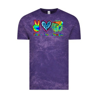 Cloud Purple Peace Love Hairstylist Vintage Tee - Jasminsmagicworld