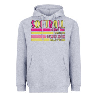 Heather Grey retro softball png Heavyweight Hoodie - JahusDesignShop