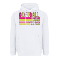 White retro softball png Heavyweight Hoodie - JahusDesignShop
