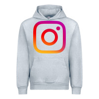 Heather Grey instagram Urban Hoodie - DesigneFamous