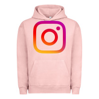 Pigment Salmon instagram Urban Hoodie - DesigneFamous