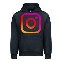 Navy instagram Urban Hoodie - DesigneFamous