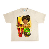 Sandshell Love Juneteenth Urban Heavy Tee - FaDigitalArtStudio