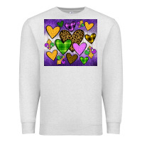 Oatmeal Heather mardi gras Premium Sweatshirt - JahusDesignShop