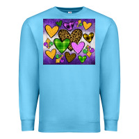 Ocean Blue mardi gras Premium Sweatshirt - JahusDesignShop