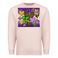 Pale Pink mardi gras Premium Sweatshirt - JahusDesignShop