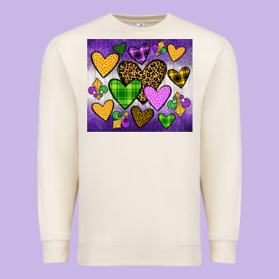 Mardi Gras Premium Sweatshirt Designed By Jahusdesignshop