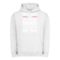 Pigment Lunar Rock oncologist because badass isn't a job title cool gift Urban Hoodie - DesigneFamous