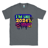 Charcoal Heather i'm like 2024 done Classic Tee - CowGirlArtShop
