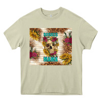 Mossy badass mama with flowers Heavy Core Tee - TumblerDesignByShophia