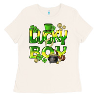 Bone Lucky Boy St. Patrick's Day Ladies Tee - HowdyJamesFarm
