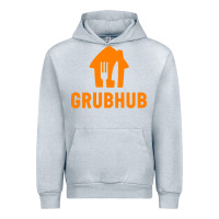 Heather Grey Grubhub t-shirt Urban Hoodie - DesigneFamous