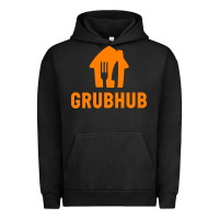 Pigment Black Grubhub t-shirt Urban Hoodie - DesigneFamous