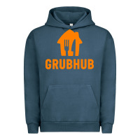 Pigment Midnight Navy Grubhub t-shirt Urban Hoodie - DesigneFamous
