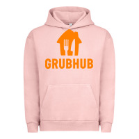 Pigment Salmon Grubhub t-shirt Urban Hoodie - DesigneFamous