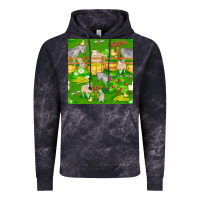 Cloud Black farm life seamless pattern Vintage Hoodie - FaDigitalArtStudio