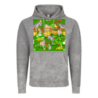 Cloud Rock farm life seamless pattern Vintage Hoodie - FaDigitalArtStudio