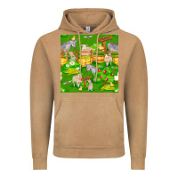 Vintage Camel farm life seamless pattern Vintage Hoodie - FaDigitalArtStudio