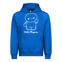 Cobalt hello baymax Urban Hoodie - DesigneFamous