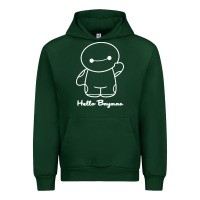 Forest Green hello baymax Urban Hoodie - DesigneFamous
