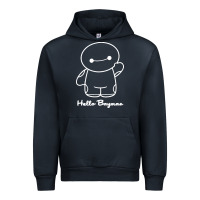 Navy hello baymax Urban Hoodie - DesigneFamous