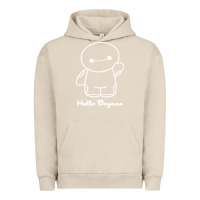 Pigment French Oak hello baymax Urban Hoodie - DesigneFamous