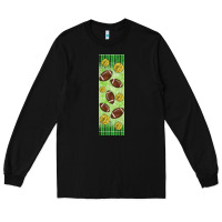 Black american football with lightning bolt  pen wrap Long Sleeve Tee - BundleAndBundleShop
